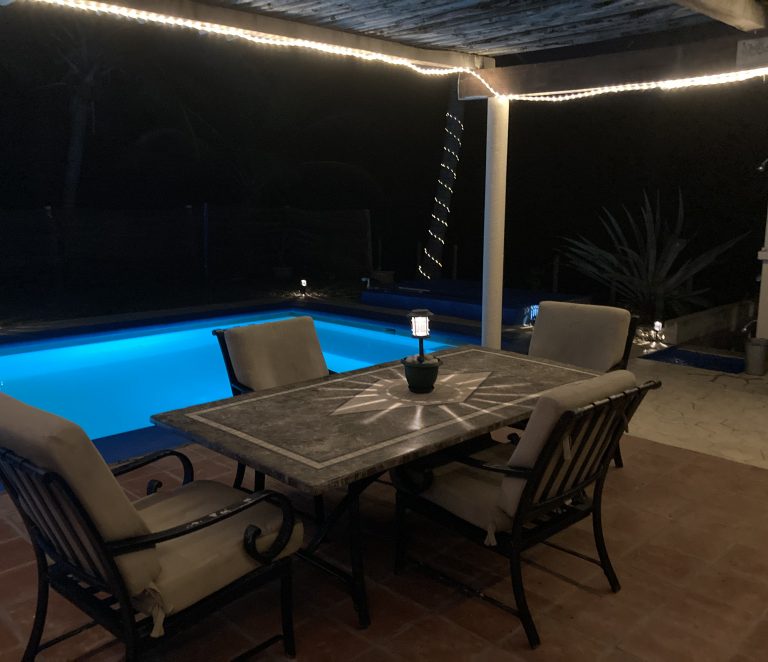 Poolside Dining evening